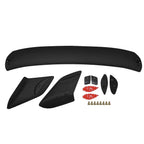 Matte Black Rear Trunk Wing Spoiler for Honda Civic Hatchback (2016–2020)