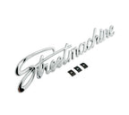 Chrome Die Cast Streetmachine Emblem for Hot Rod Custom (Fits Universal)