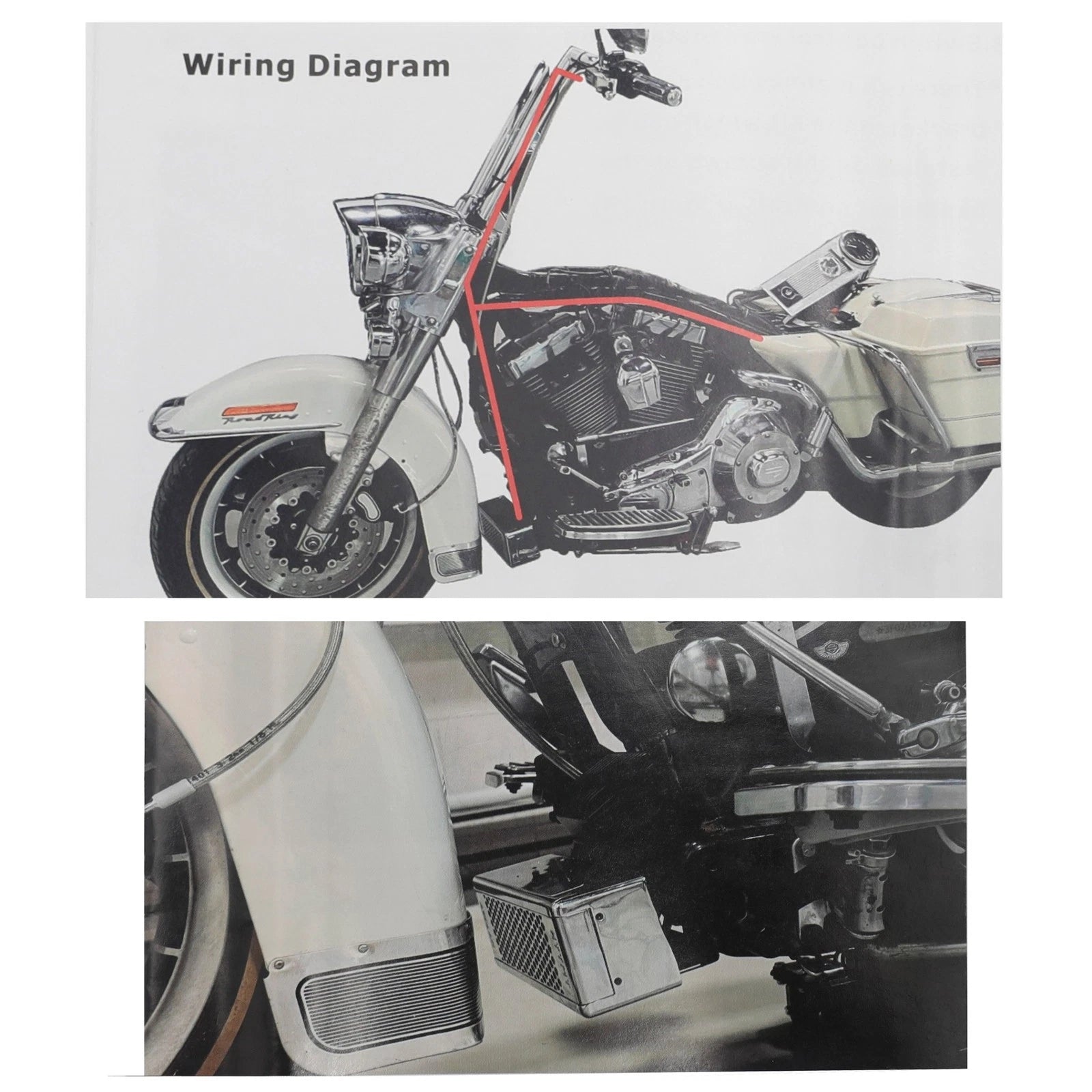 Chrome Oil Cooler Fan for Harley Touring Models (2009–2016)