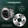 2X Wheel Spacers 4x100 1" 12x1.5 for Toyota Prius Mazda Miata (2000–2023)