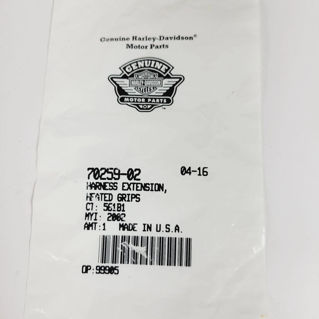 Heated Grips Harness Extension for Harley-Davidson (70259-02)