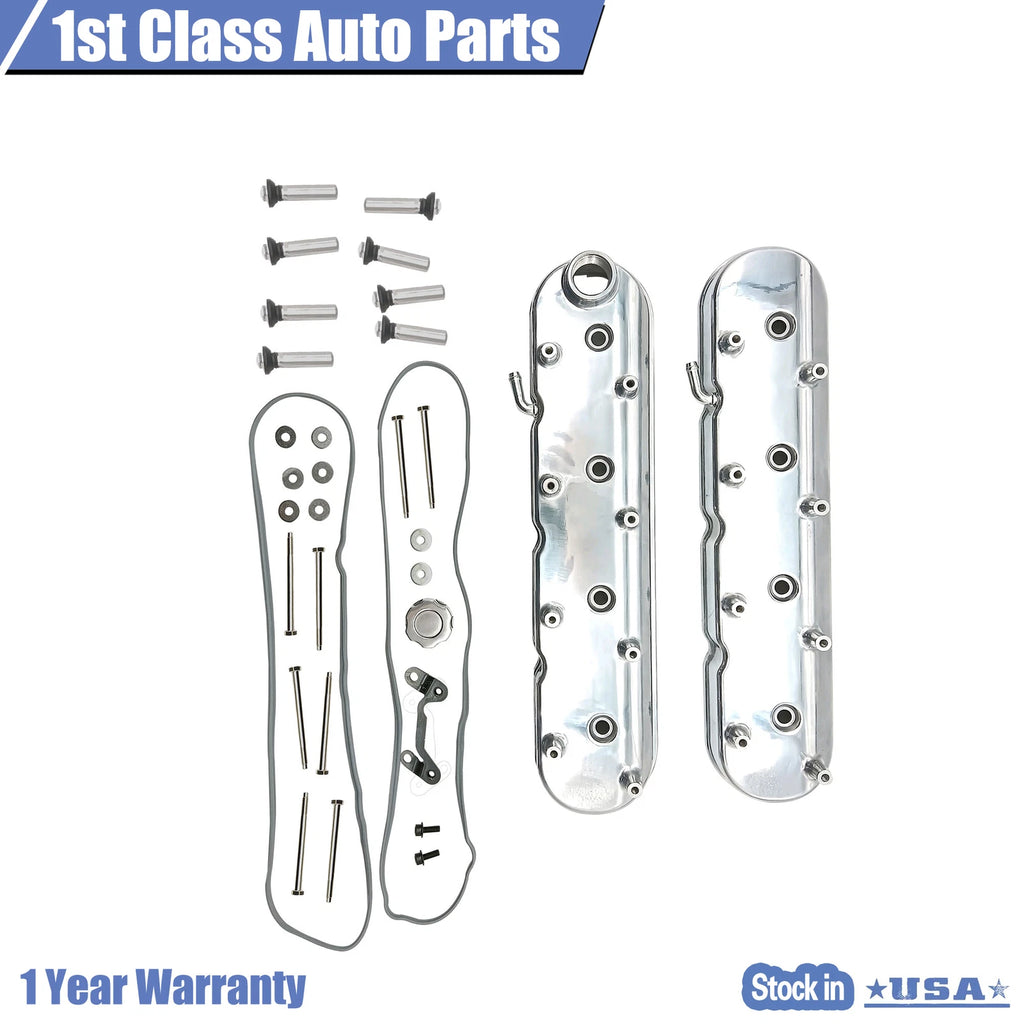 Aluminum Tall Valve Covers for LS1-LS7 5.3 6.0 (2001-2023)