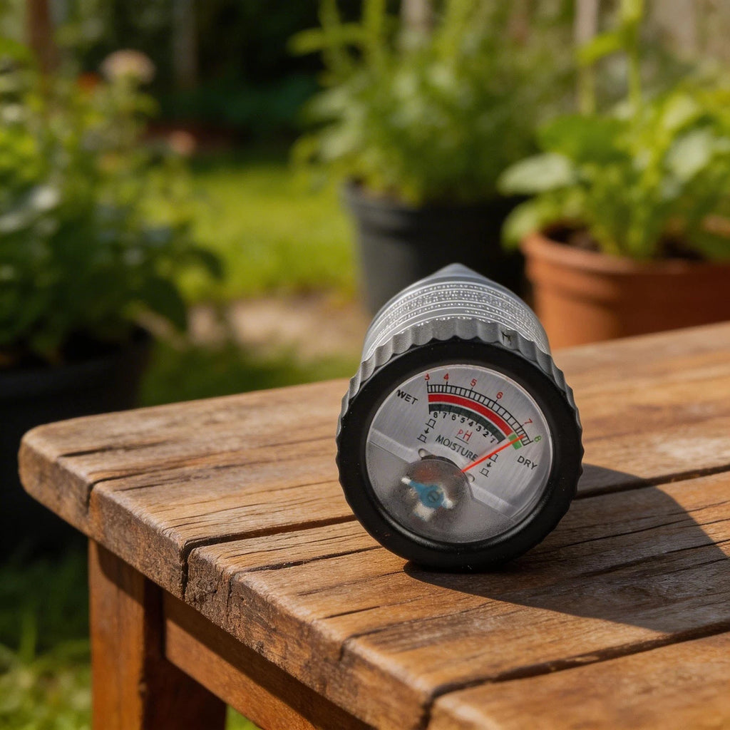 Soil pH and Moisture Meter for Gardening and Agriculture