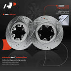 Front Drilled Brake Rotors for Chevy Colorado GMC Canyon (2004–2008)