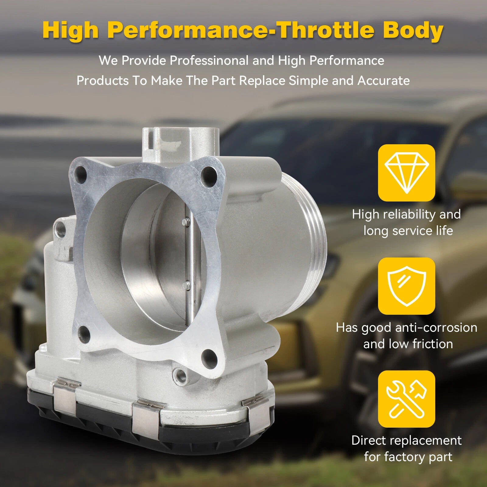 Throttle Body for Volvo S80 2.5L (2002–2006)