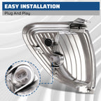 Pair of Clear Corner Lights Lamps w/Bulb for Toyota Tacoma (2001–2004)
