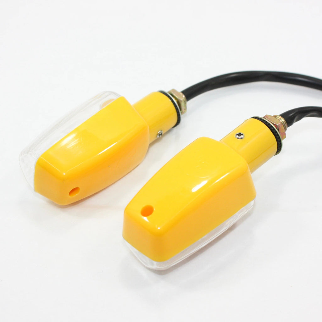 12V Yellow Indicator Turn Signal Light for Dirt Motorcycle Bike MX (PIT PRO)