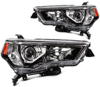 Projector Headlights Assembly Pair for Toyota 4Runner (2014–2020) Black