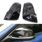 2X Gloss Black Mirror Cover Cap for BMW F20 F21 F22 F30 F31 F32 F33 F36 E84