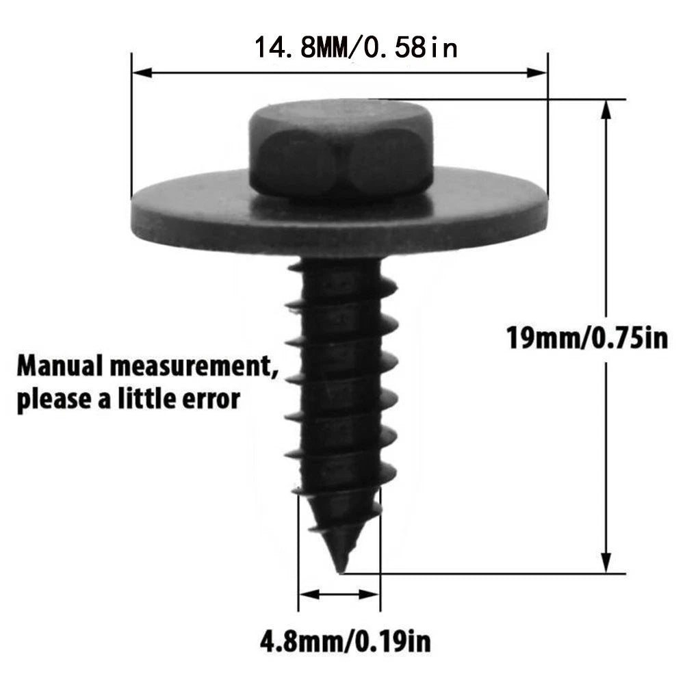 Hex Head Retainer Clips for BMW 07147129160