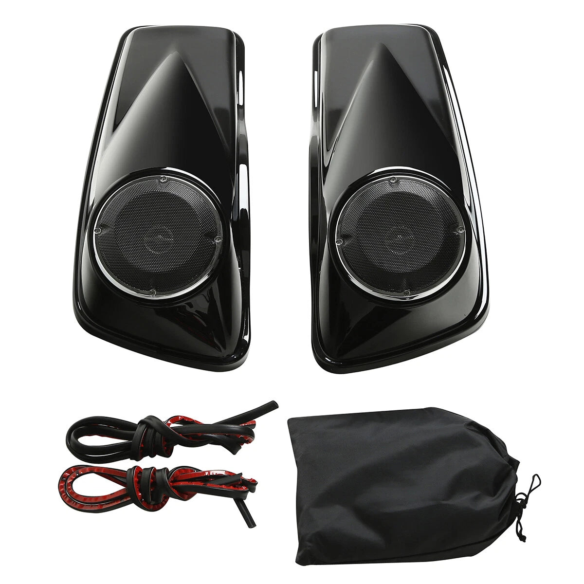 Saddlebag Lids & 6.5" Speakers for Harley Touring Electra Street Glide (2014–2024)
