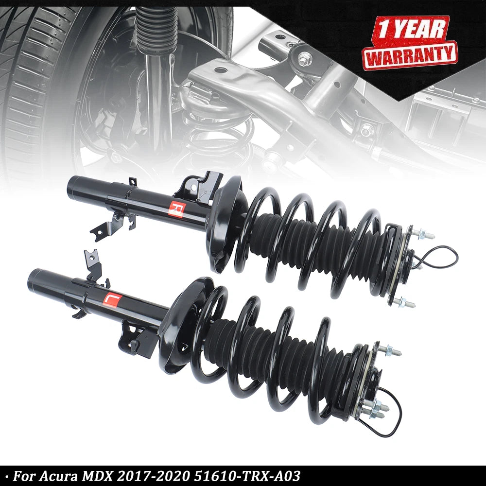 Pair of Front Shock Absorbers for Acura MDX (2017â2020) Electric
