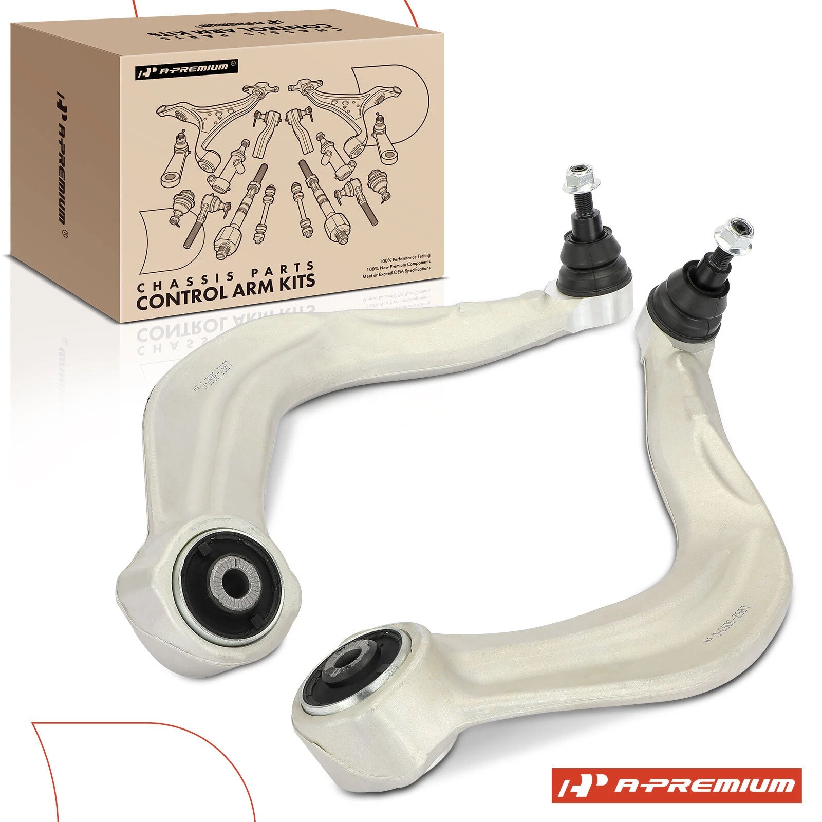2X Front Lower Control Arm with Ball Joint for Ford Explorer (2011–2021)