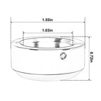Chrome Triple Tree Upper Fork Nut Bolt Cover for Harley Sportster (2009–2013)