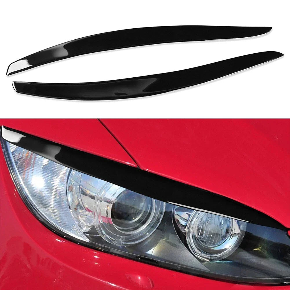 Carbon Fiber Eyebrows 2 x Eyebrows for BMW 3 Series (2006–2013)