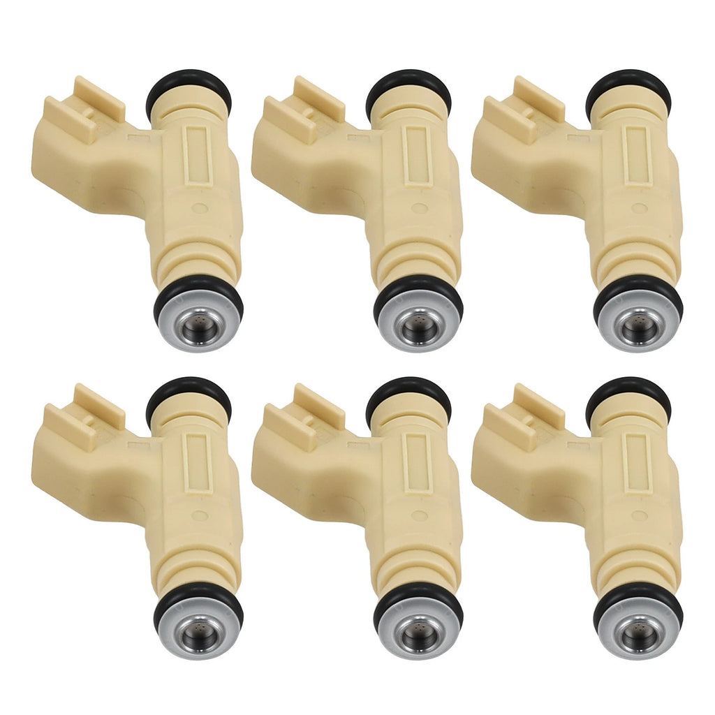 Set of 6 Fuel Injectors for Ford Explorer 4.0L V6 (2004)