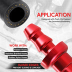 AN4 90 Degree Swivel Oil/Fuel Line Hose End Fitting for