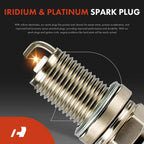1x Ignition Coil & 4x Iridium Spark Plugs for Subaru Forester