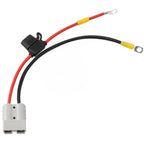 30CM 50Amp Connector Cable Kit with M8 & 10A Fuse for Forklift