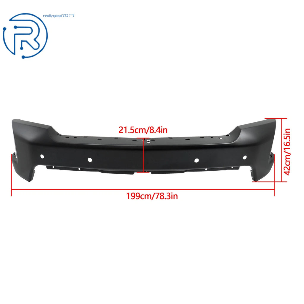 Front Bumper Face Bar for Chevrolet Silverado 1500 (2019-2022) with Sensor Holes