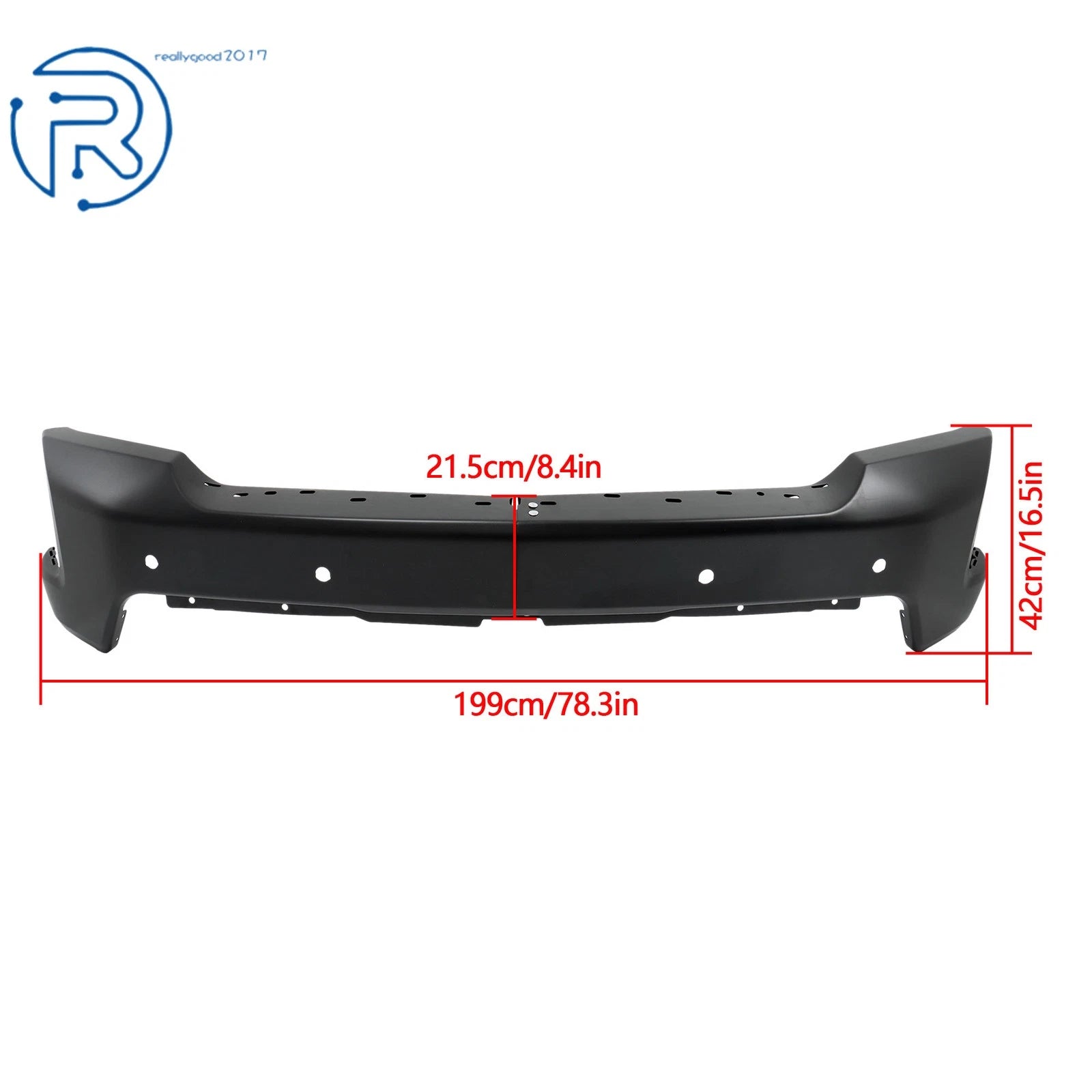 Front Bumper Face Bar for Chevrolet Silverado 1500 (2019-2022) with Sensor Holes