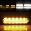 2X LED Turn Signal Indicator for Mini Motorcycle (Amber+White DRL)