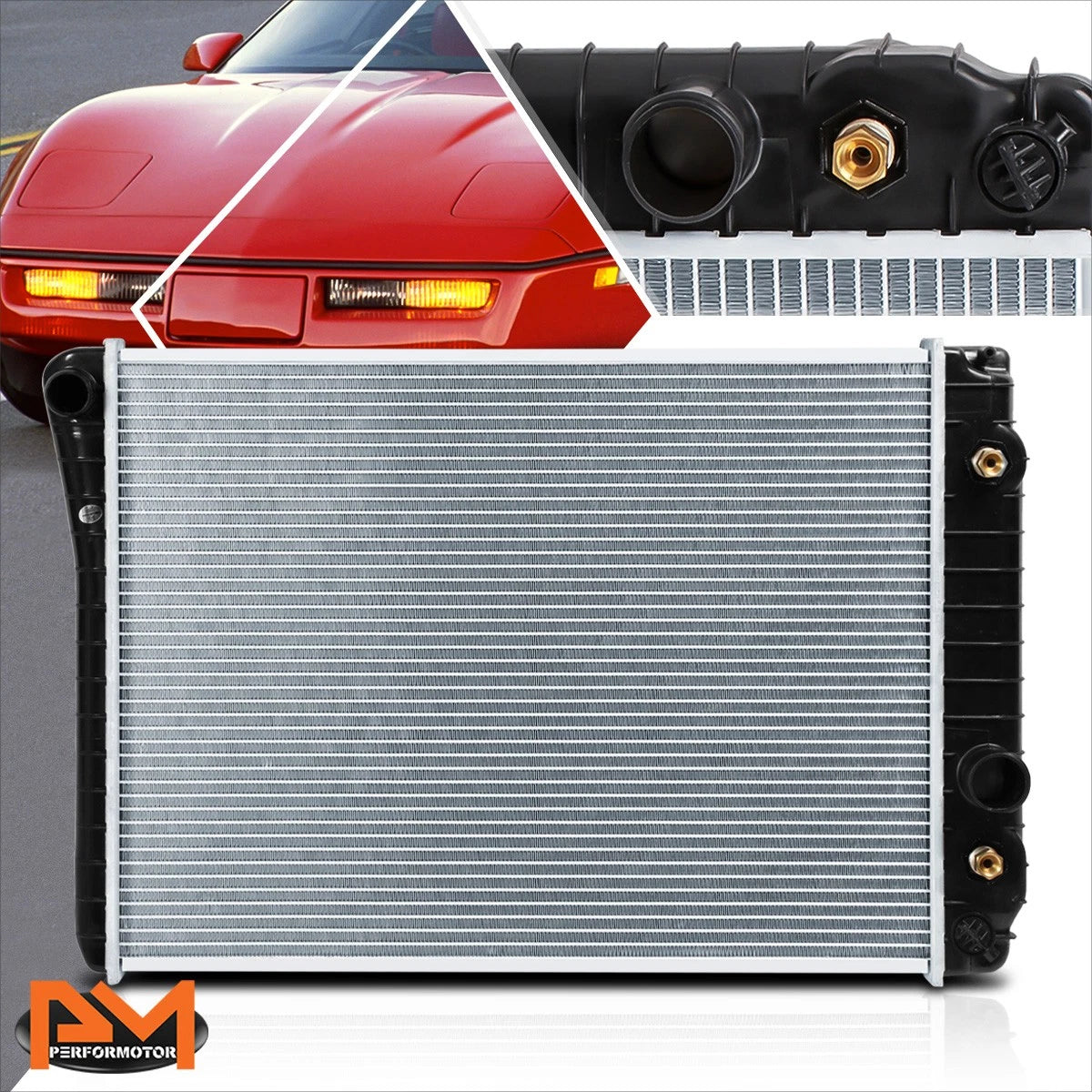 Aluminum Core Radiator for Chevy Corvette 1989–1996 DPI-1052