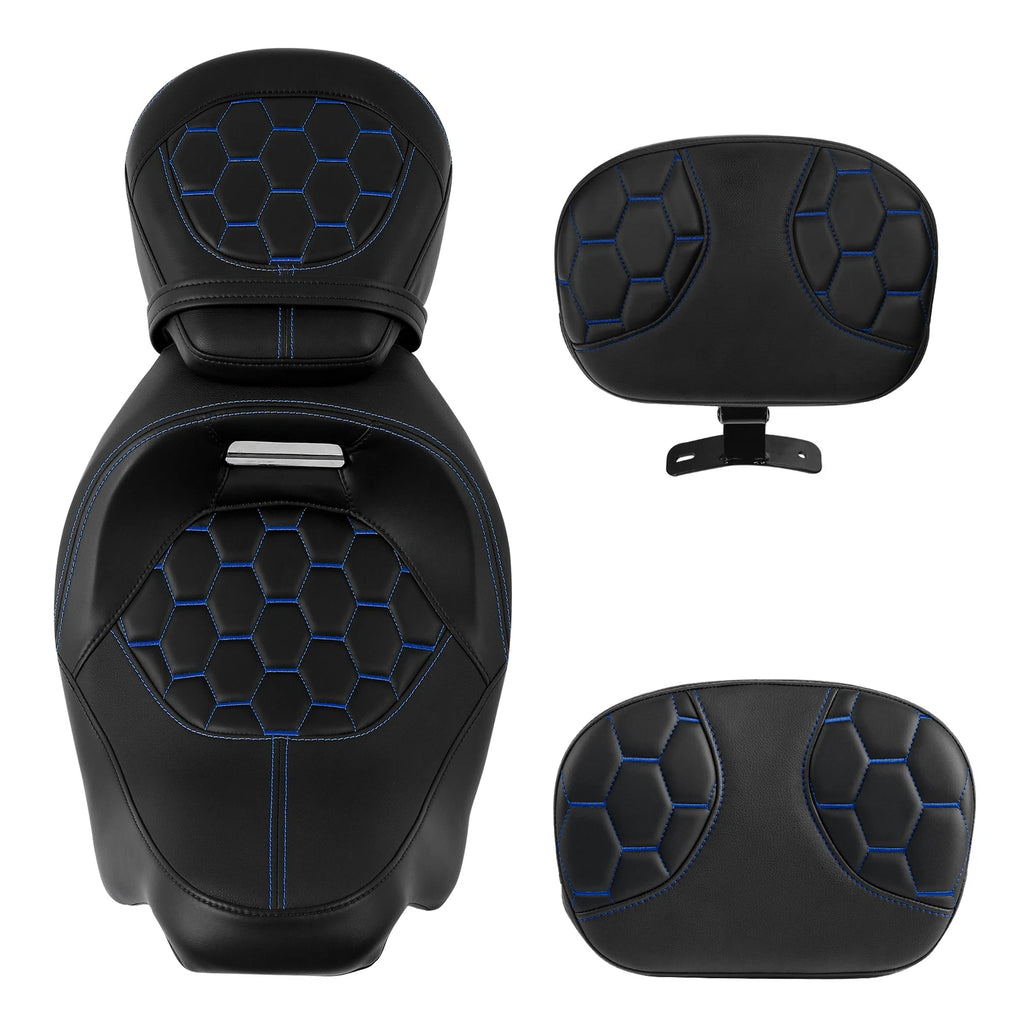 Seat Pad Backrest for Harley Touring Models (2009–2023) 22