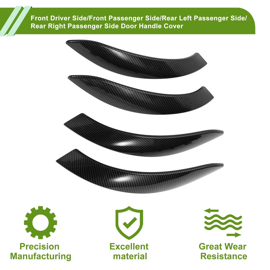 Door Panel Handle Pull Trim Cover for BMW 3 Series F30 (2013–2018) No. 51417275488CT