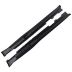 Set of 2 Black PP Side Skirts for Chevy Camaro RS SS ZL1 Style (2016–2022)