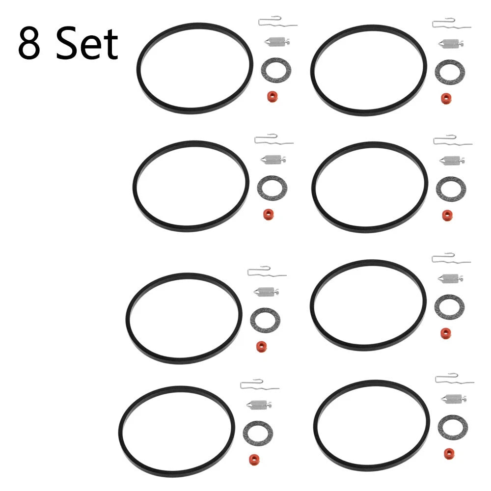 Set of 8 Carburetor Inlet Needle Seat Kit for Tecumseh 631021 631021A 621021B