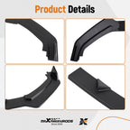 3PCS Bumper Body Kit for Infiniti Q60 (2017–2022) Carbon Style Lower Spoiler
