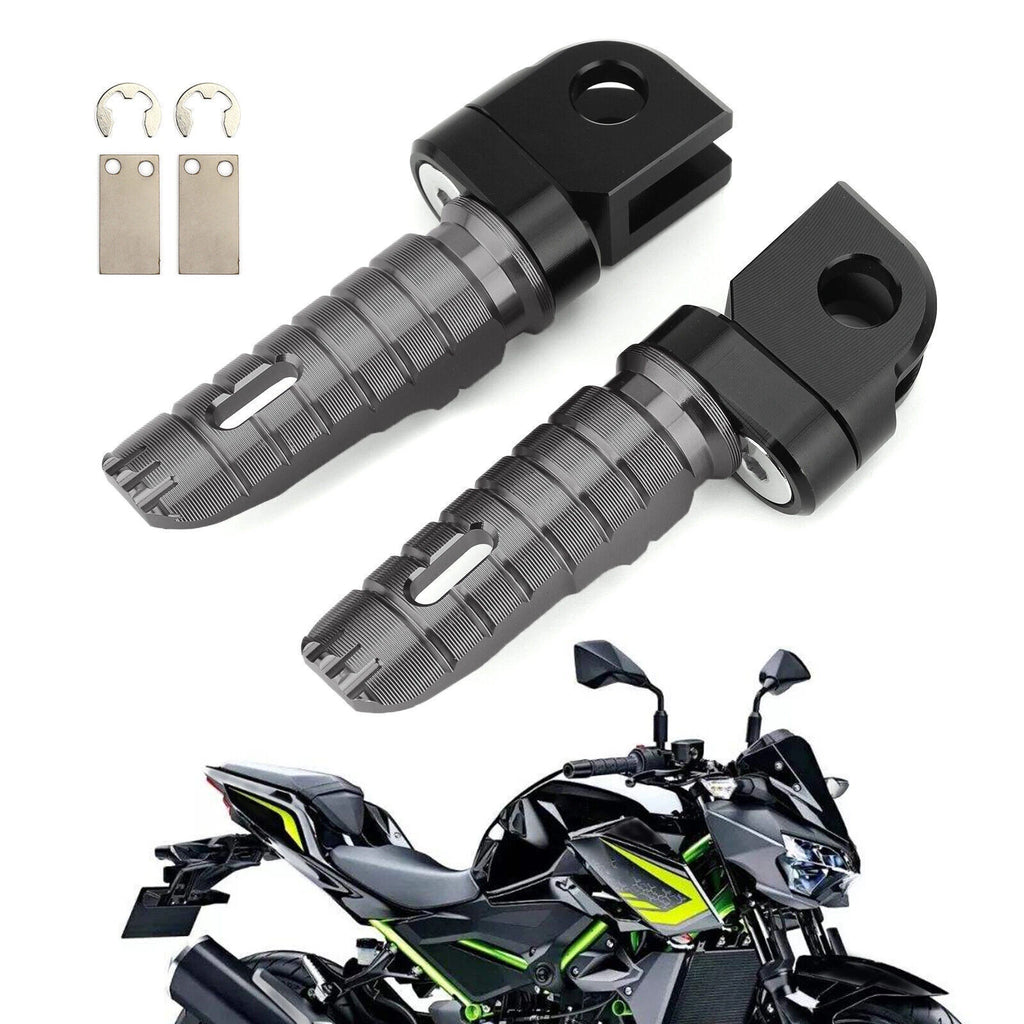 Pair Front Footpegs for Kawasaki Ninja 650 300 400 1000 250/R (2017–2023)