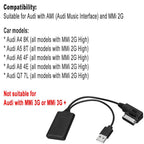 Bluetooth USB AUX Music Interface for Audi A5 8T A6 4F A8 4E Q7 (2008–2017)
