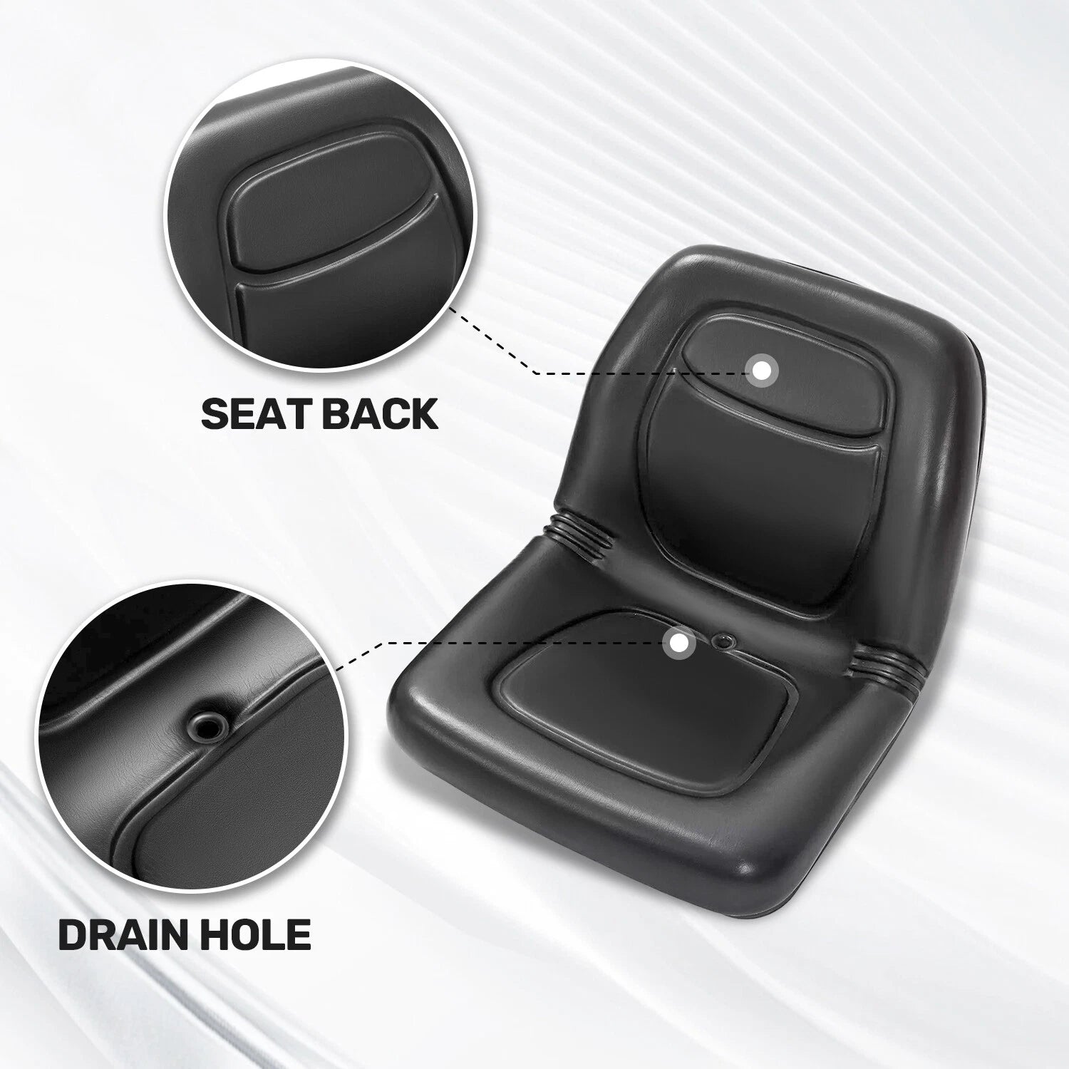 Seat for John Deere Gator, Toro Lawn Mowers, Bobcat Utility Vehicles