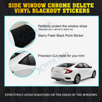 Blackout Window Vinyl Cover for Honda Civic (2016-2021)