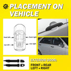Set of 4 Outside Door Handles for Kia Spectra EV (2010–2011)