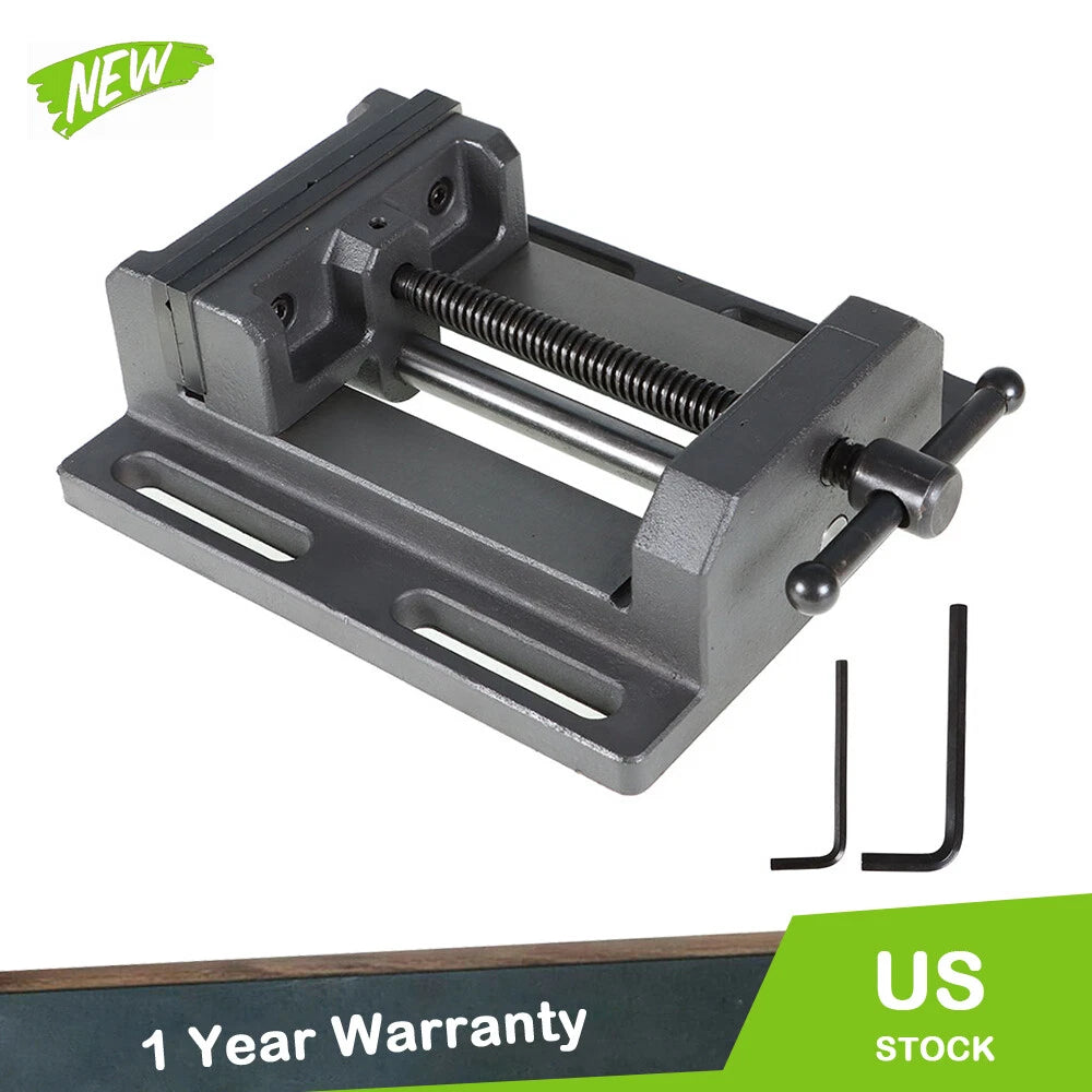 6 Inch Low Profile Drill Press Vise for Drilling Tapping & Reaming