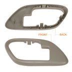 2X Front Door Handle Interior Bezel for Chevy GMC C/K Pickup Tahoe Yukon (1995–1999)