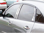 8pc. Luxury FX Stainless Steel Pillar Post Trim for 2004-2008 Infiniti FX35 4DR