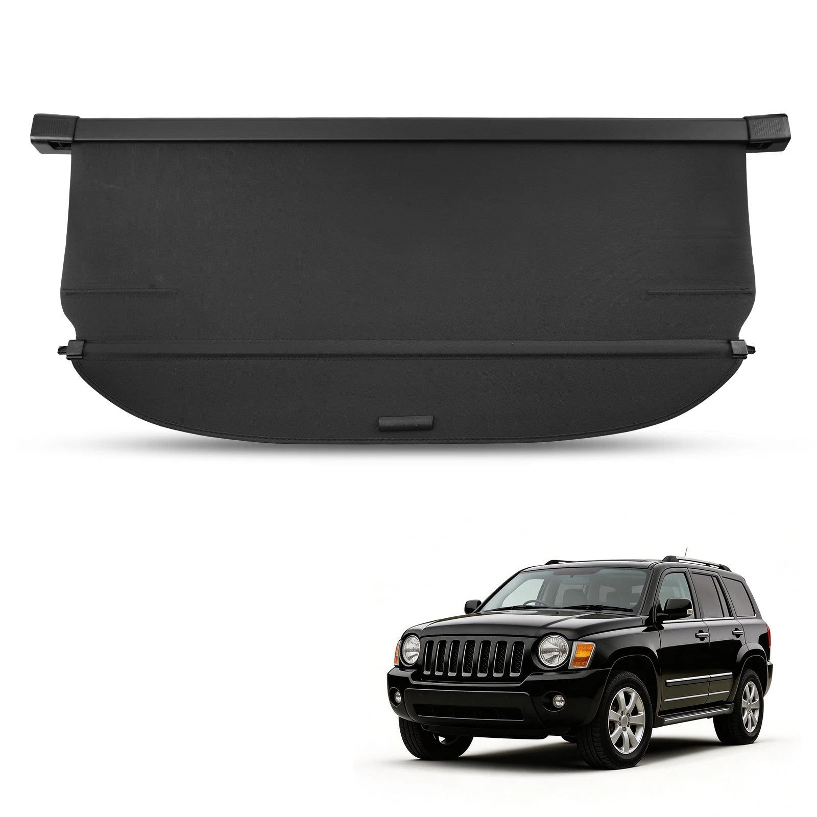 Retractable Security Cargo Cover for Jeep Compass Patriot (2007–2017)