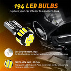 LED Interior Dome Map License Light Bulb for Various Vehicles (T10)