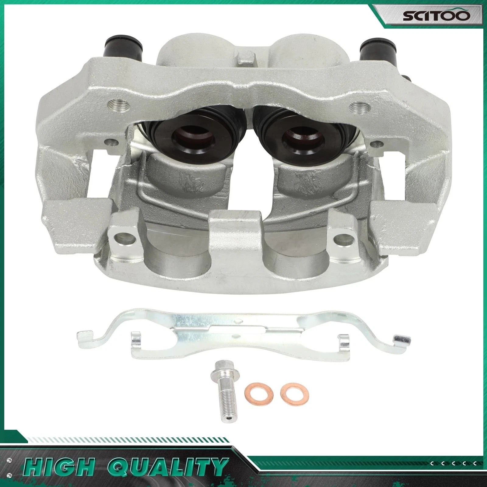 Front Left Brake Caliper w/ Bracket for Jeep Grand Cherokee (2011–2017)
