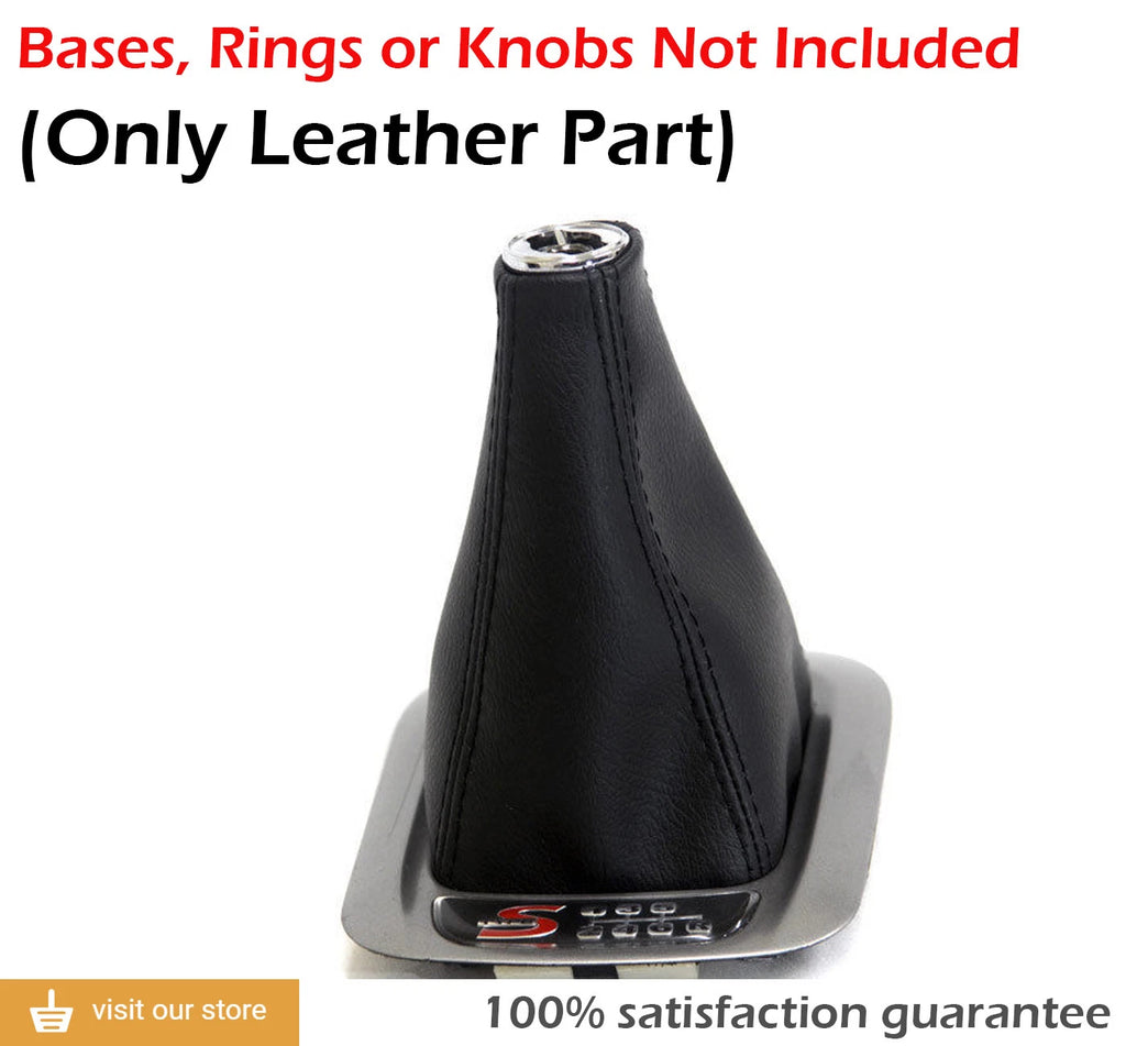 Manual Shift Boot Cover for Acura CL (2001–2003) Black PVC Leather