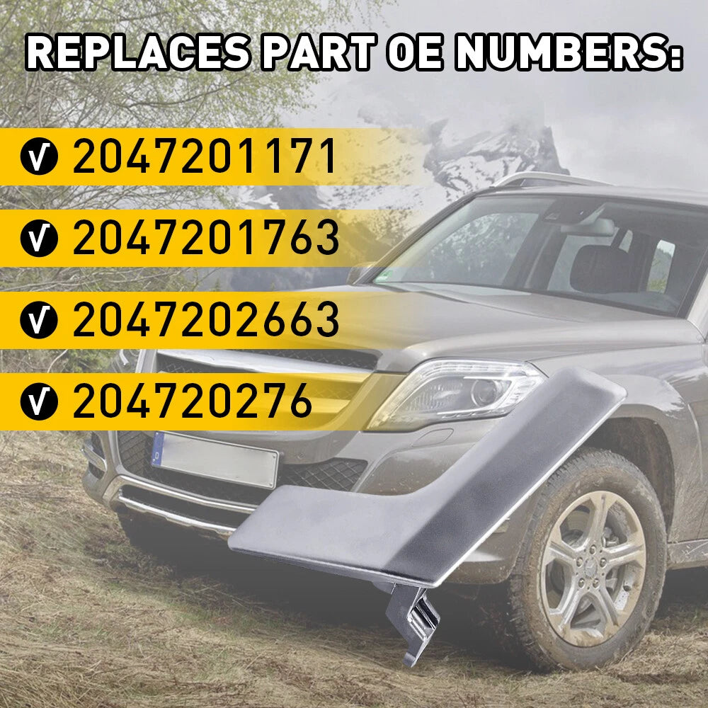 Left Driver Matte Silver Interior Door Handle Repair Kit for Benz C250 GLK350 (2010â2015)