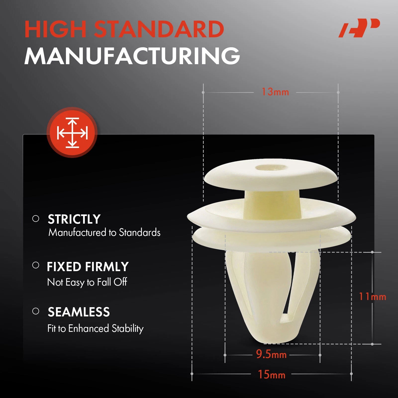 Nylon Door Trim Panel Retainer Clips for Toyota (2010-2018)