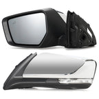 Left Side Mirror with Turn Signal & Blind Spot for Chevy Impala (2014–2020)