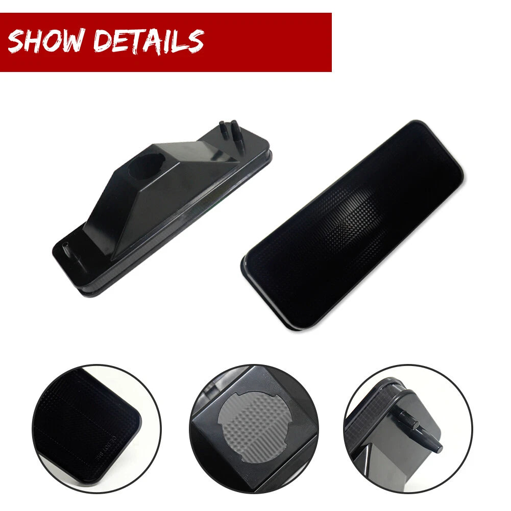 Smoked Front Bumper Turn Signal Light Lenses for Ford Bronco (1980–1986)