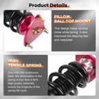 Coilovers for Mazda 3 (2004–2009) Adjustable Height Struts Shock Suspension