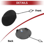 Bumper Tow Hook Cover for BMW 428i (2014 - 2016) Black 1 Pc